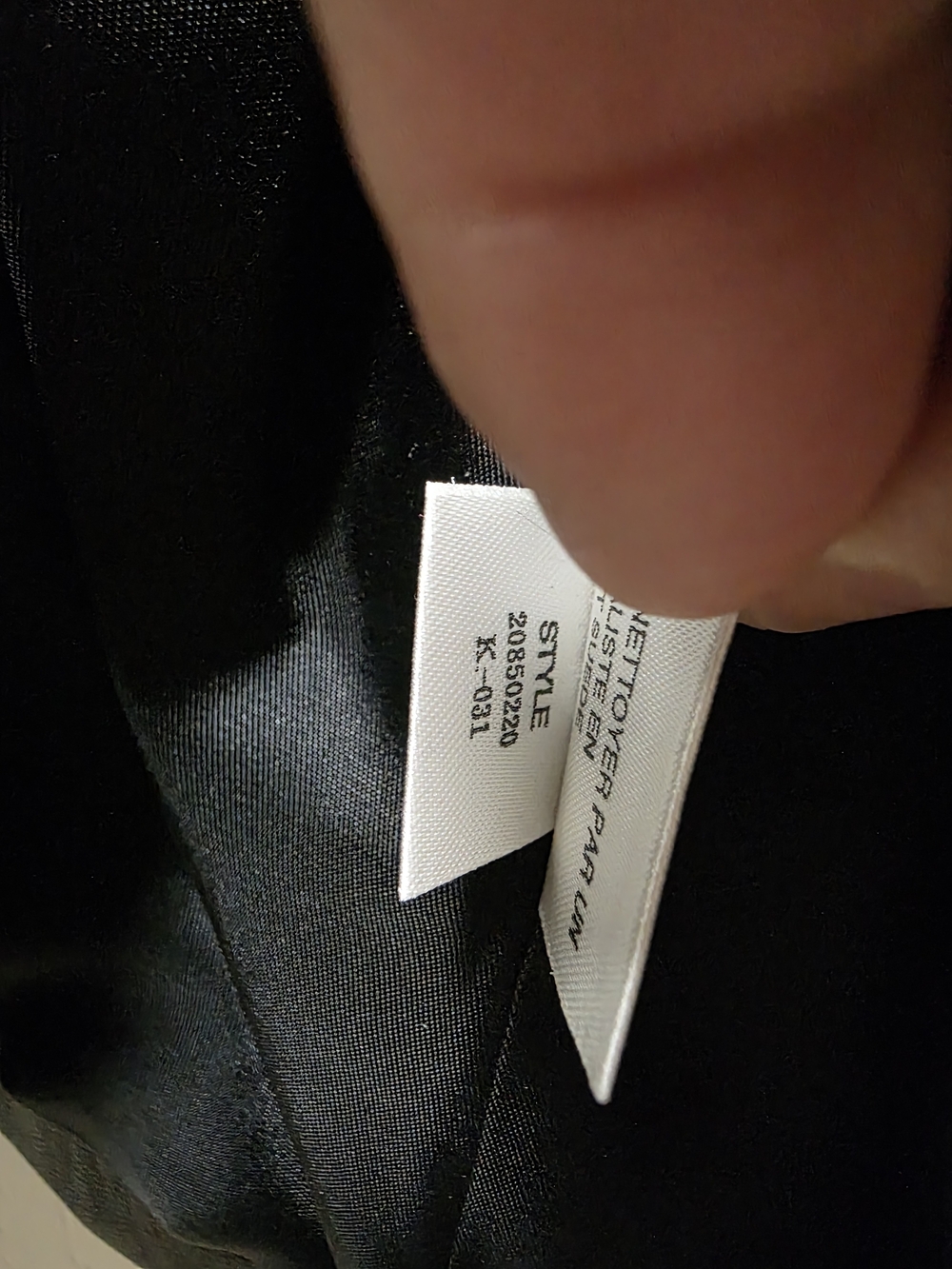 Vintage Liz Claiborne Black Lamb Leather Button-Front Vest - Picture 8 of 11